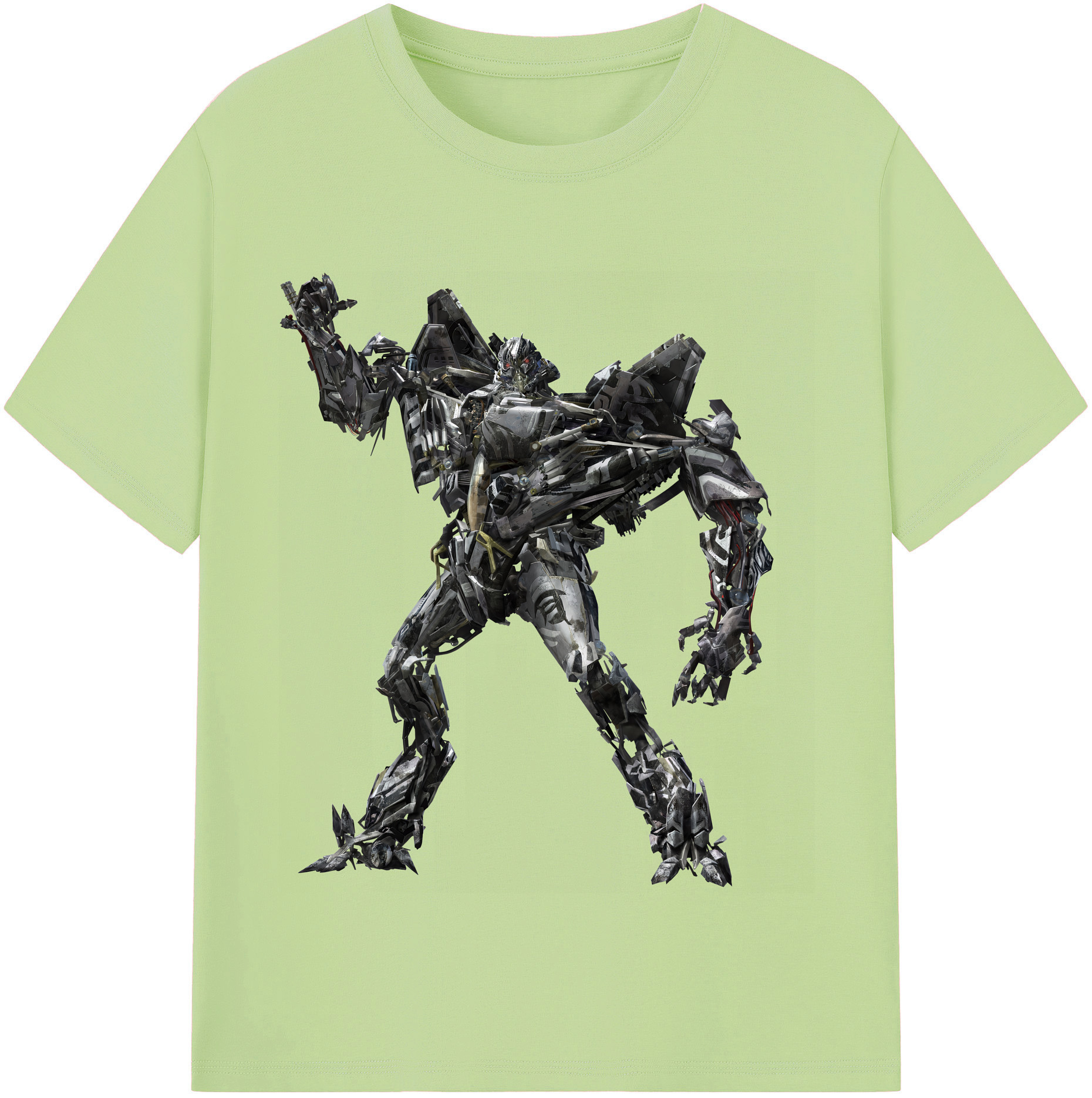 （画像用） Transformers トランスフォーマー 綿100％半袖Tシャツ（フロントプリント）